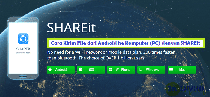 Cara Kirim File dari Android ke Komputer (PC) dengan SHAREit
