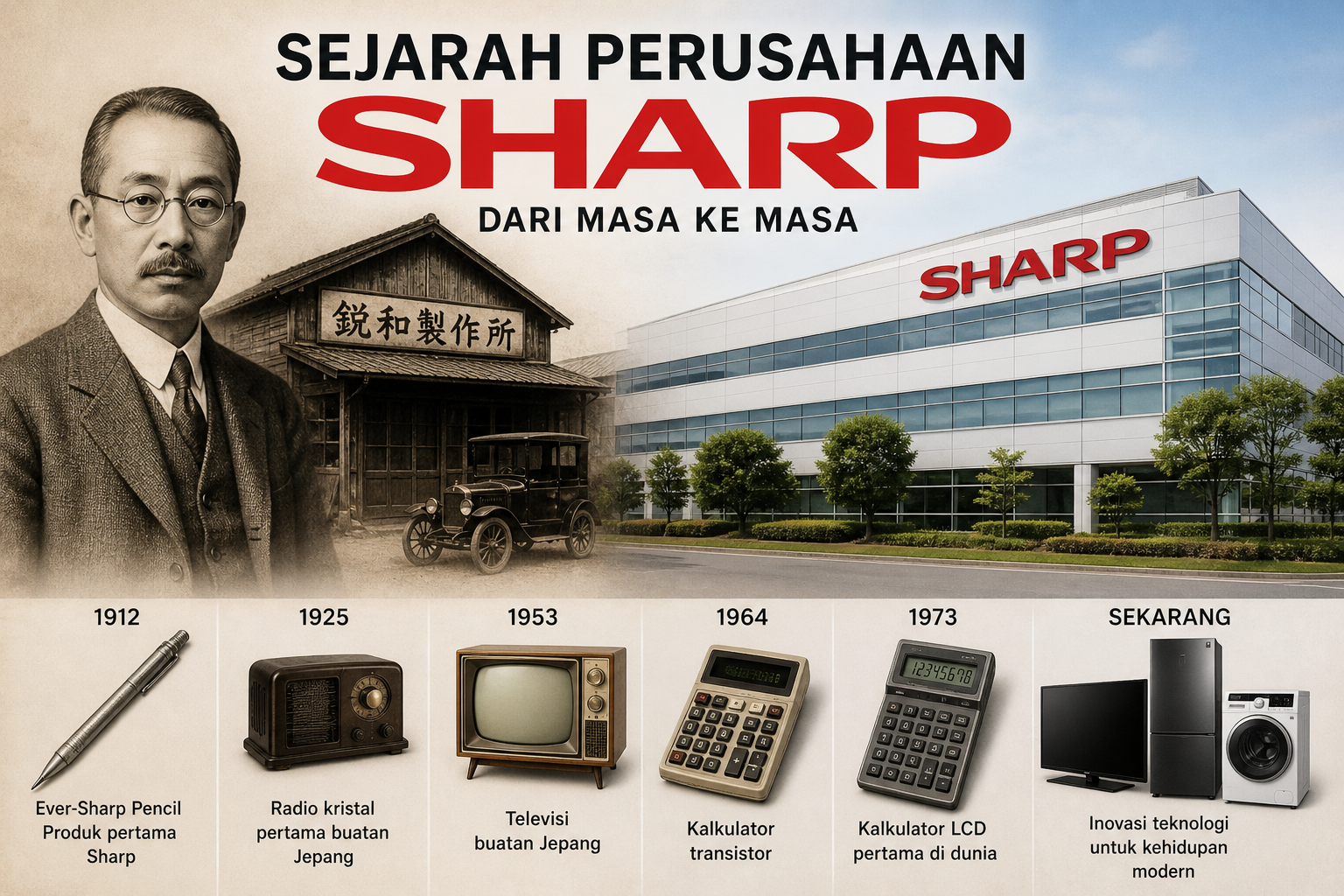 Sejarah Perusahaan Sharp