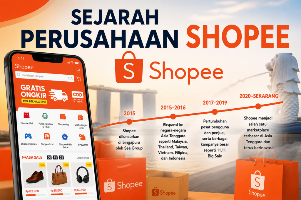 Sejarah Perusahaan Shopee