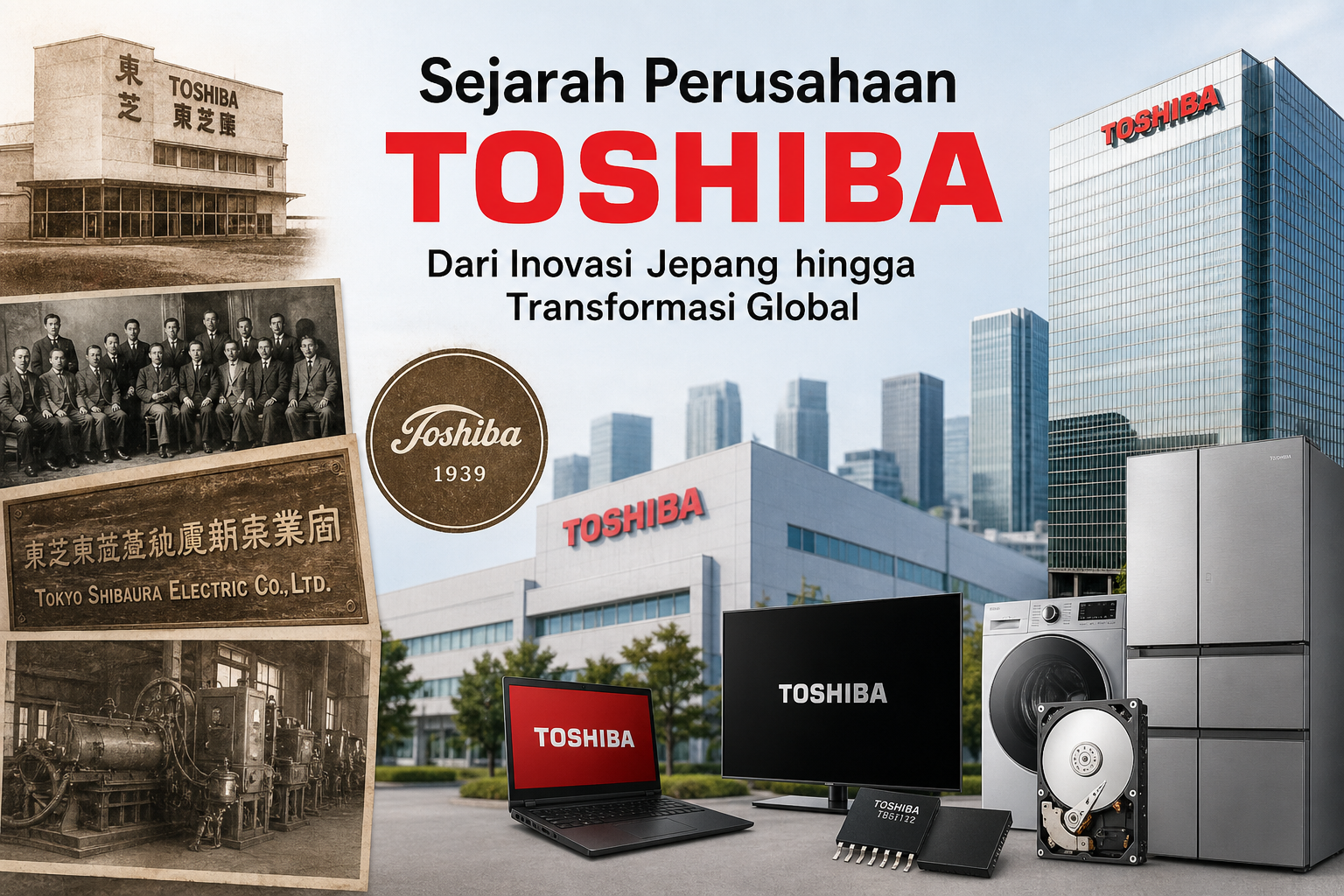 Sejarah Perusahaan Toshiba