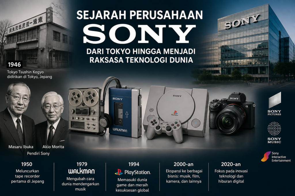 Sejarah Perusahaan Sony