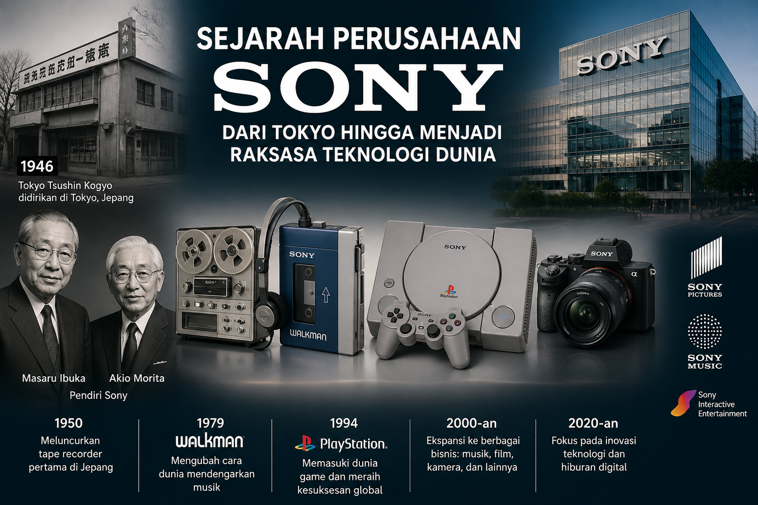 Sejarah Perusahaan Sony