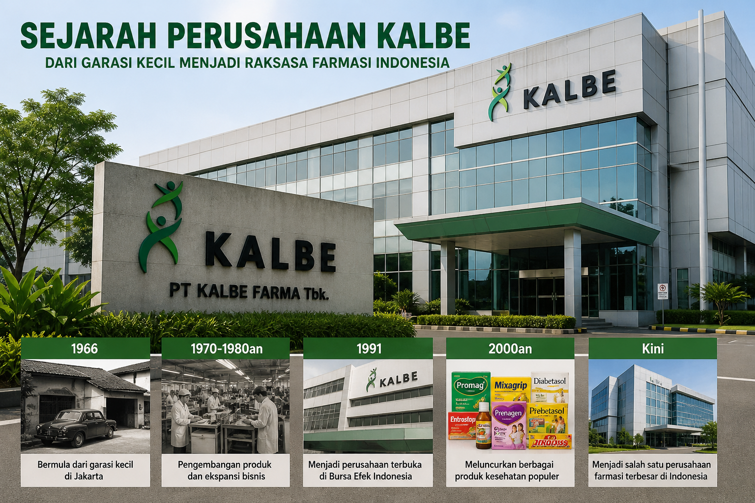 Sejarah Perusahaan Kalbe